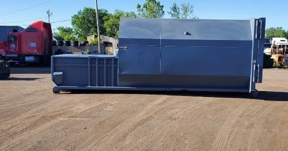 A used Marathon RJ100SC 30yd compactor